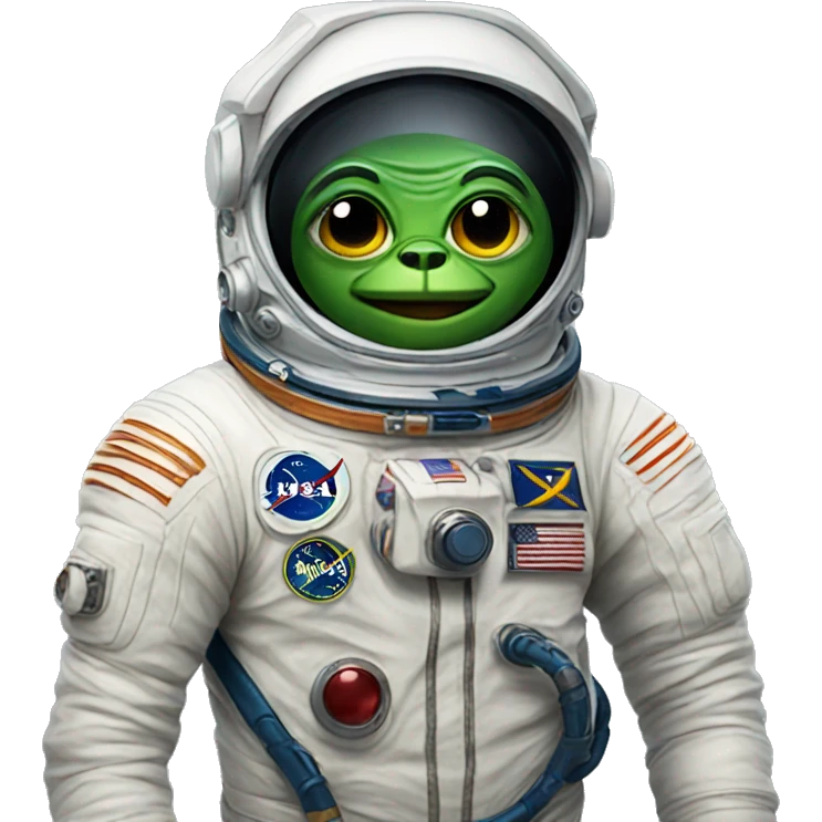 astronaut pepe emoji