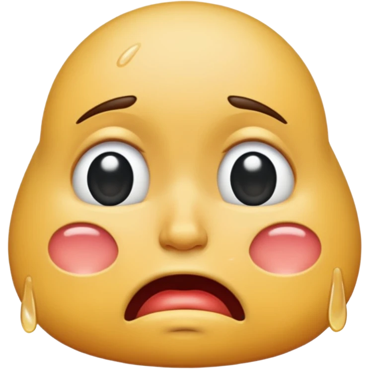 Crying big butt emoji
