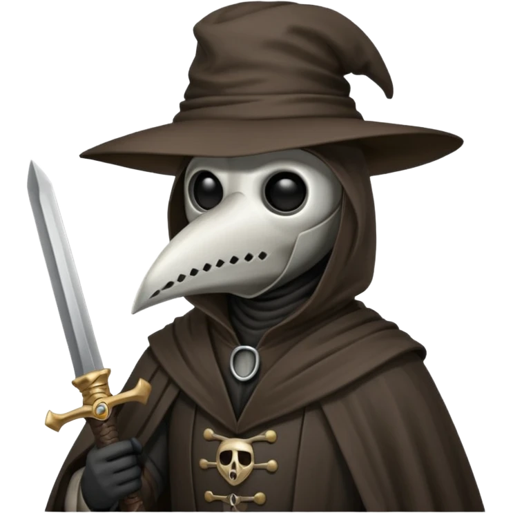 plague dr sword snow emoji