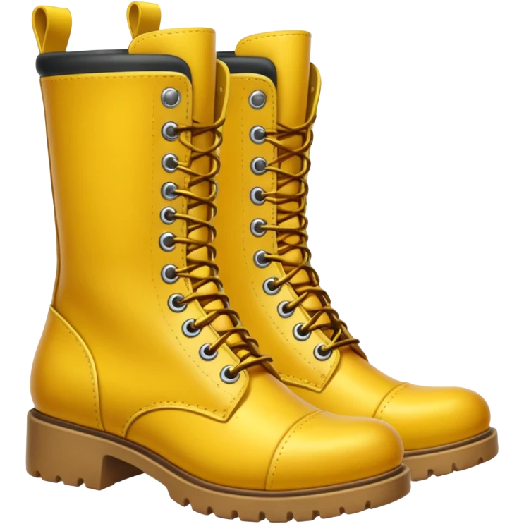 constructor yellow boots emoji