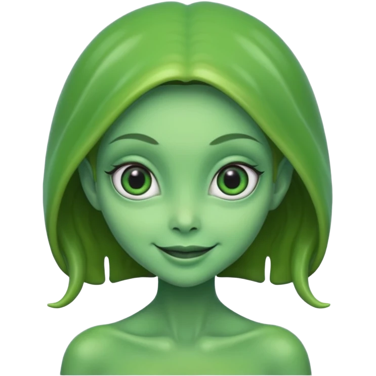 Uzaylı kız emoji