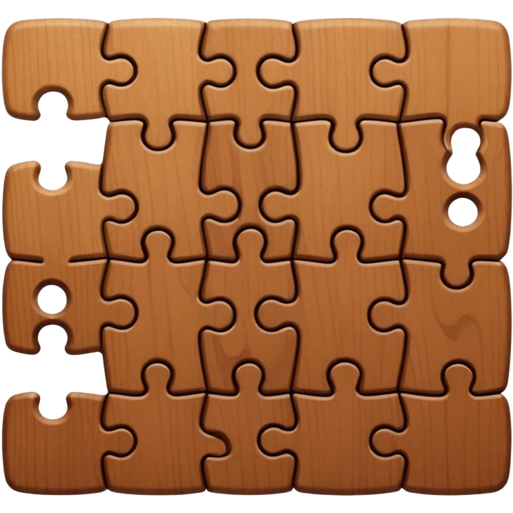 puzzle brown emoji
