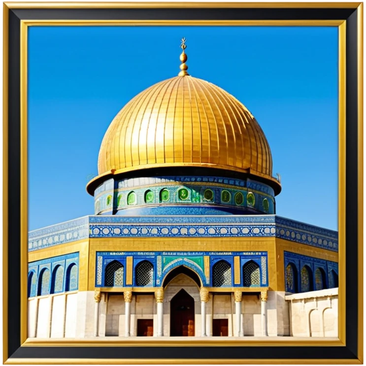 Dome of the rock, Palestine emoji