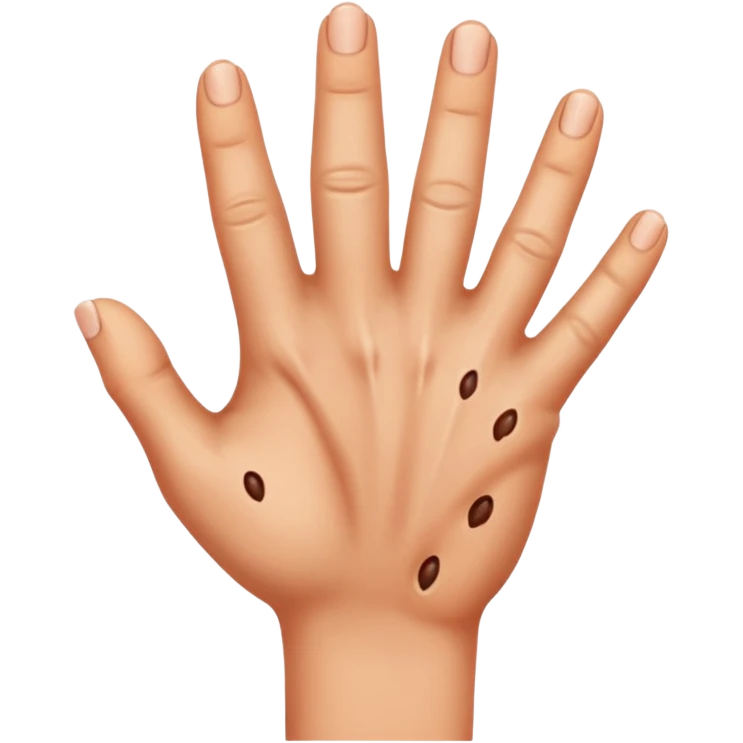 Hand reaching emoji