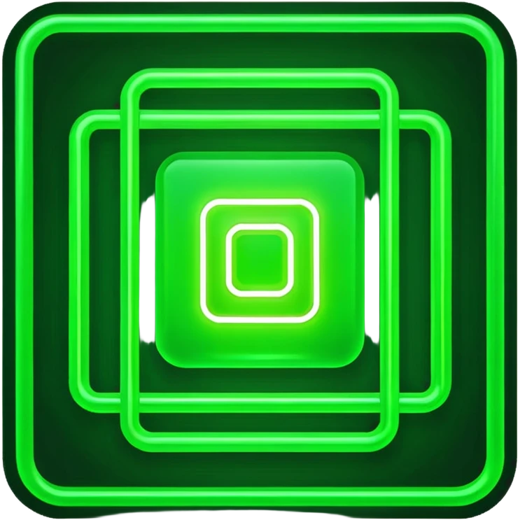 green digital matrix emoji