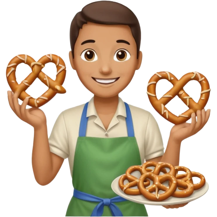 pretzel vendor emoji