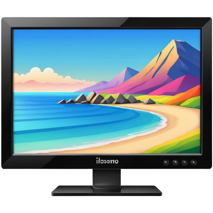 Flat tv emoji