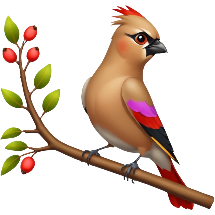 waxwing emoji