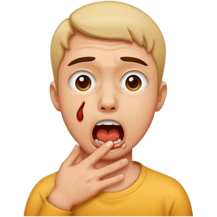 Choking emoji