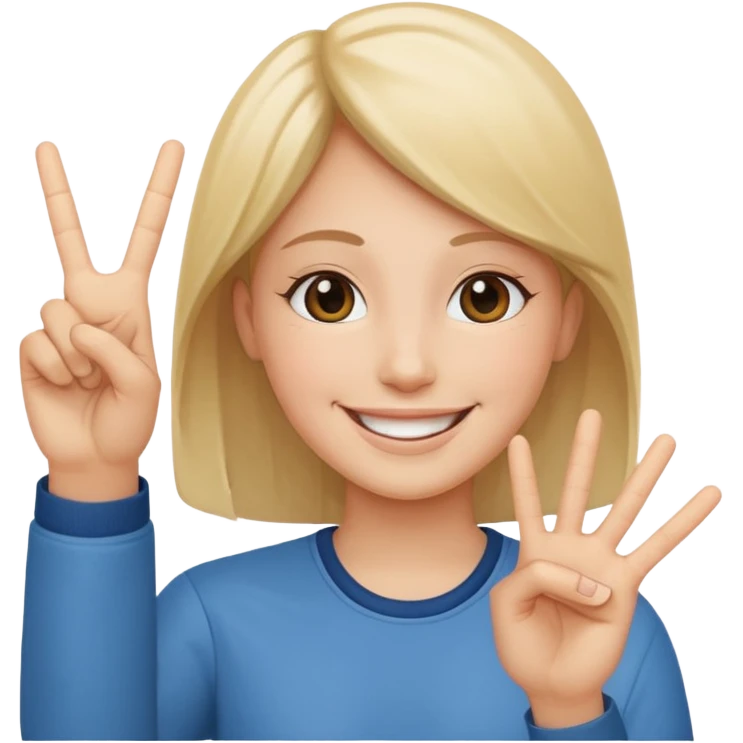 😚✌🏻 emoji
