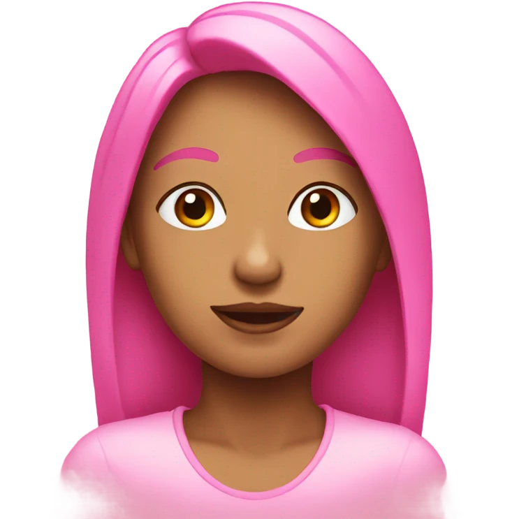 Pink  emoji