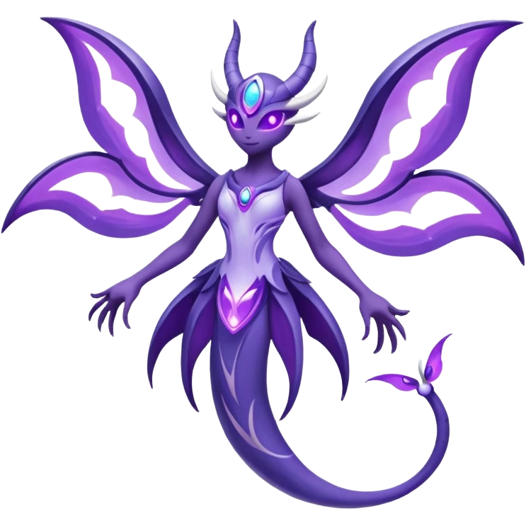 Lunala-Fakémon-hybrid-creature (full body)  emoji