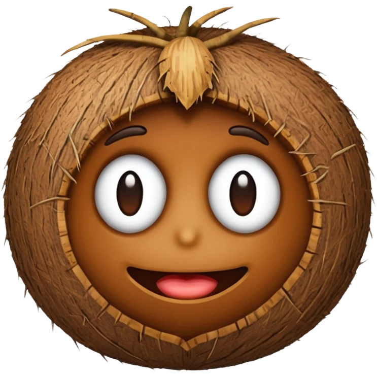 an indian coconut emoji