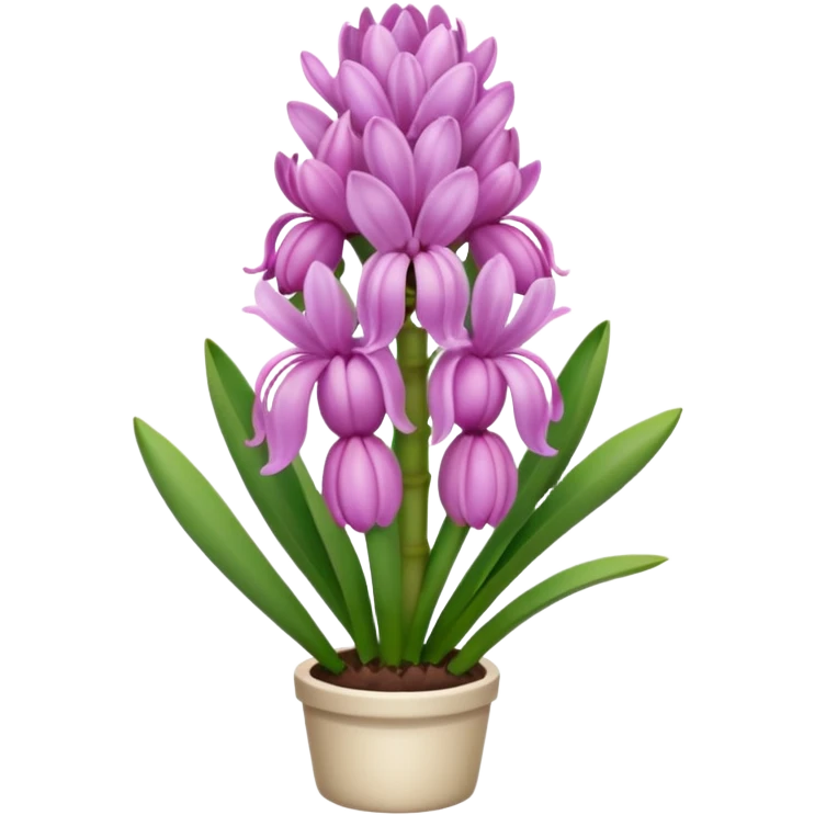 a light margenta  Hyacinth emoji