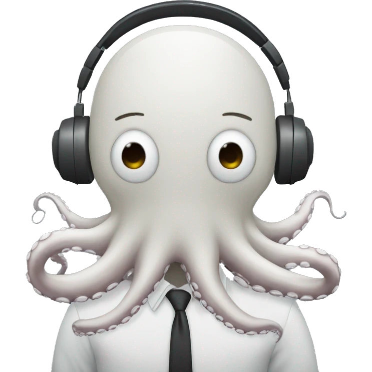 octopus in a call center emoji