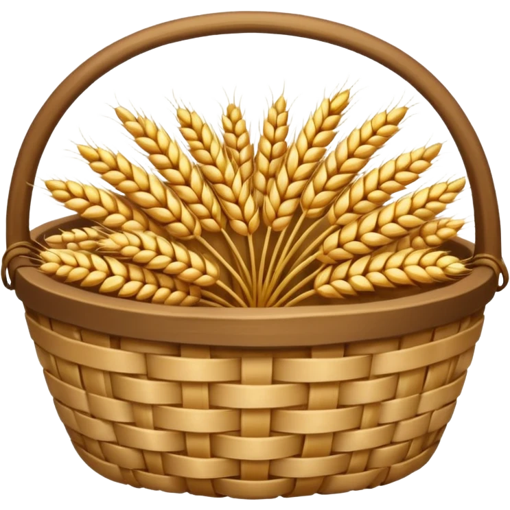 Wheat grain basket emoji