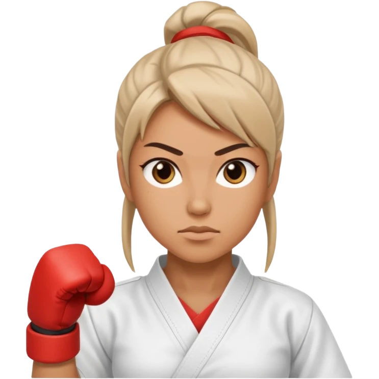 karate lady emoji