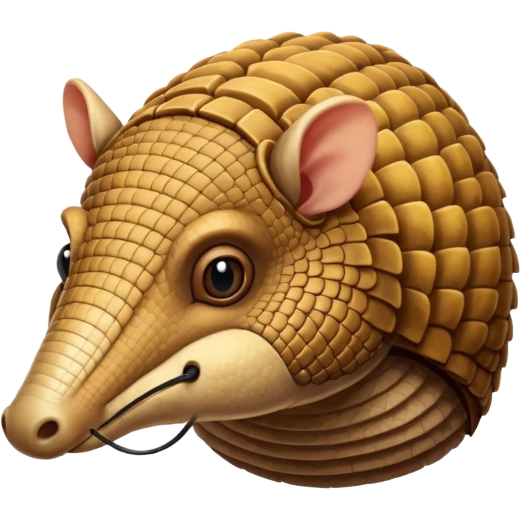 UMA CABEÇA DE TATU/ARMADILLO emoji