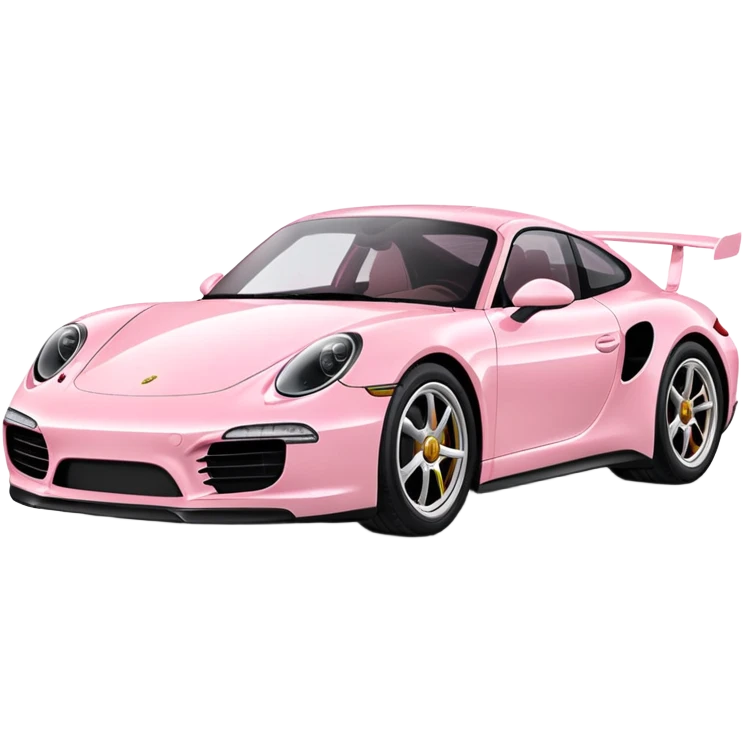 Light pink Porsche  emoji