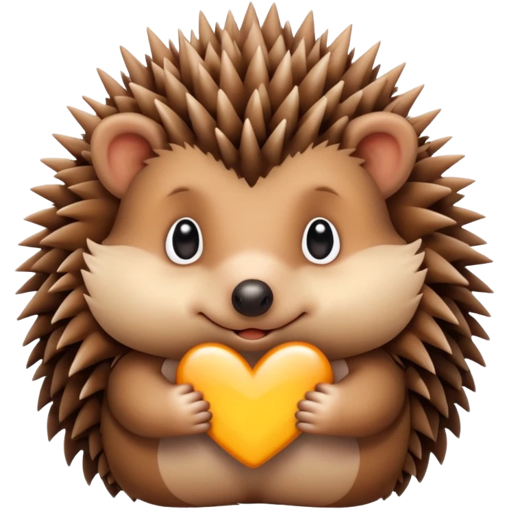 cute hedgehog emoji