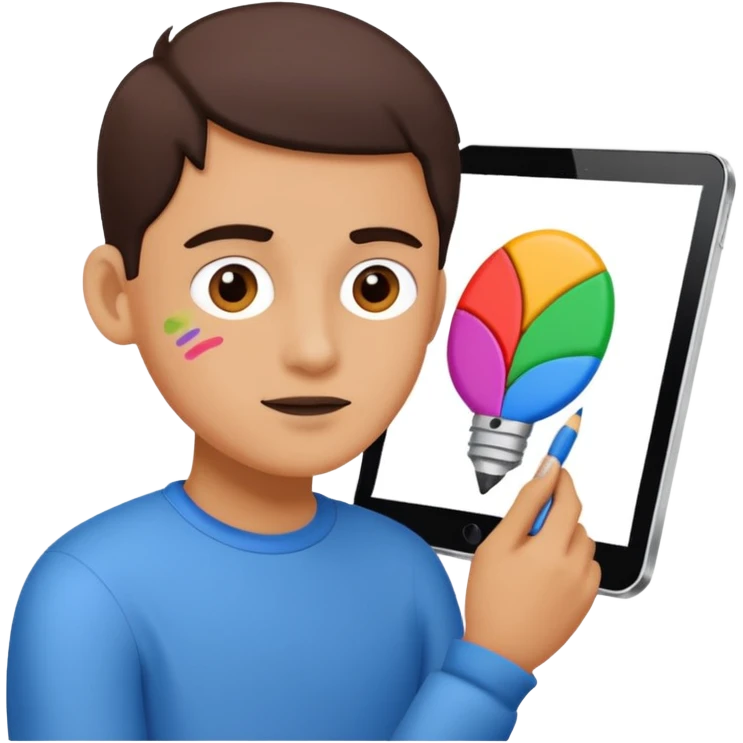 a game with drawing, scribblio emoji