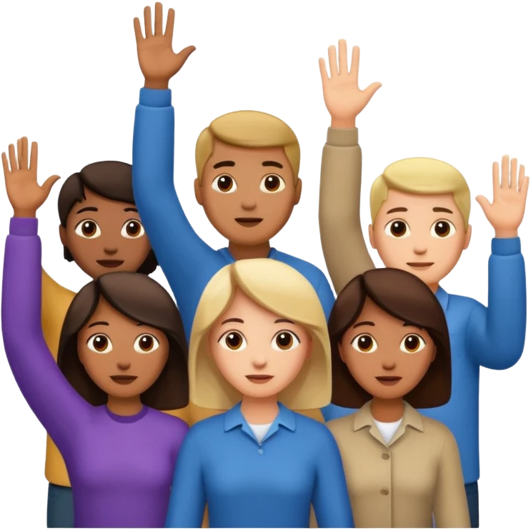 People asking emoji