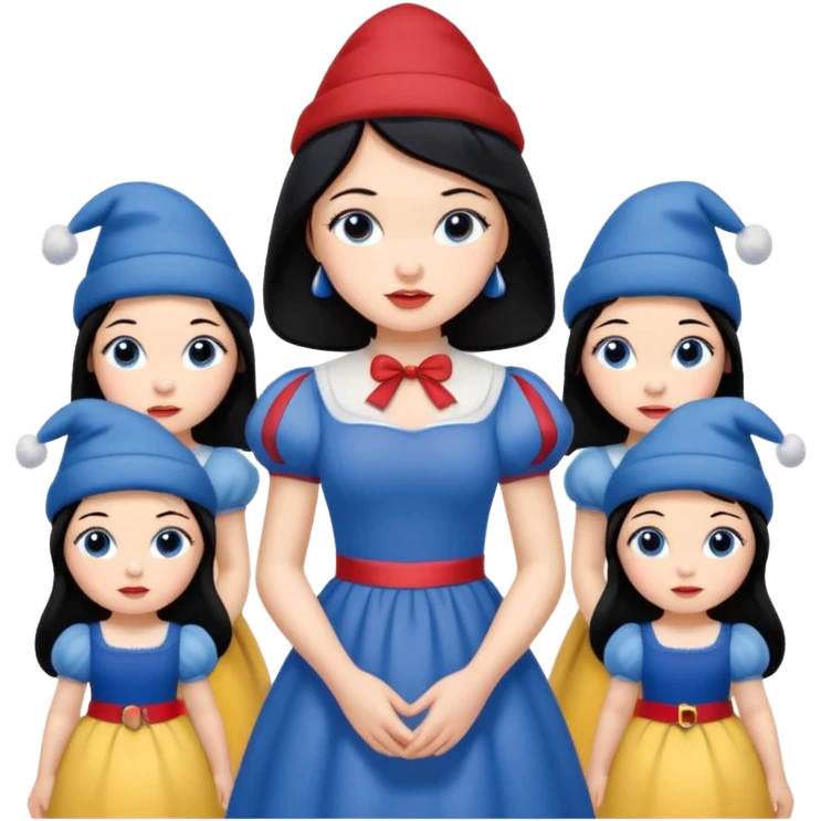 snow white seven dwarf emoji