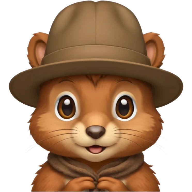 squirell with hat emoji