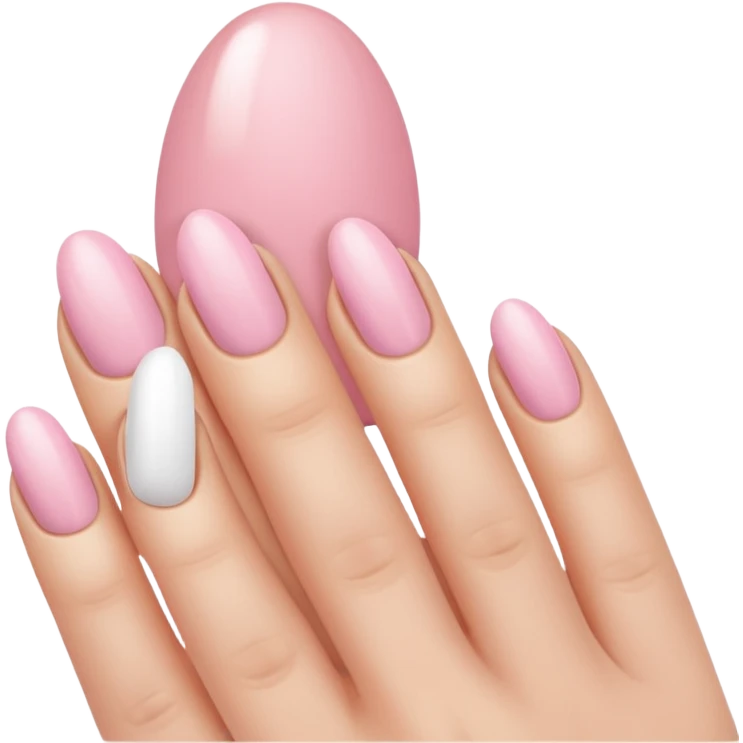 Light pink nails emoji