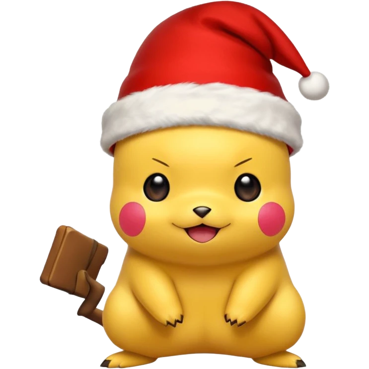 Pikachu de natal emoji