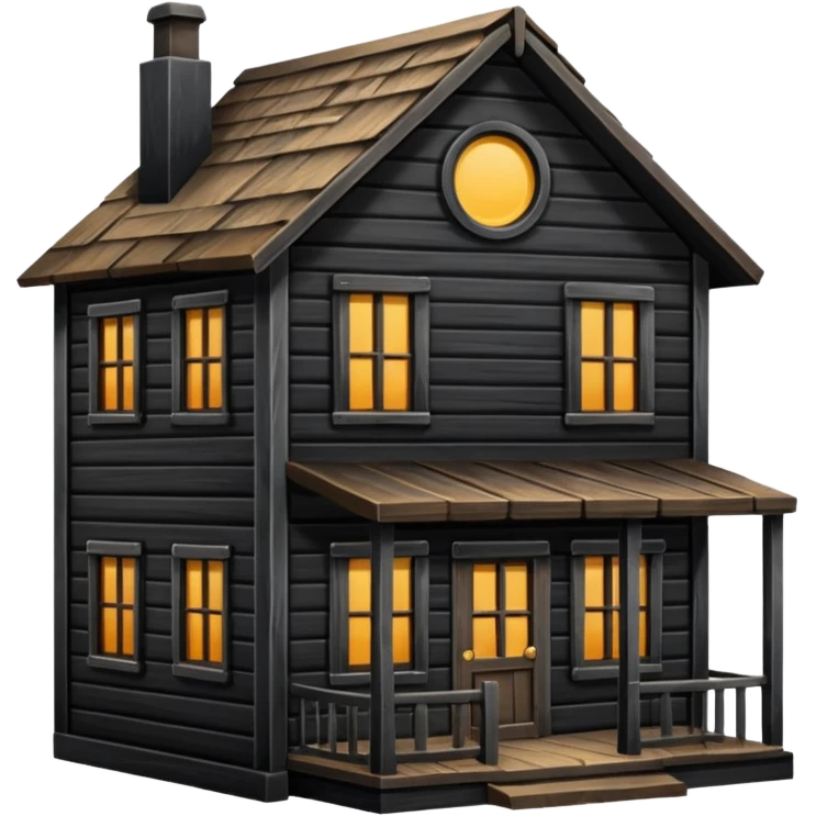 Black house emoji