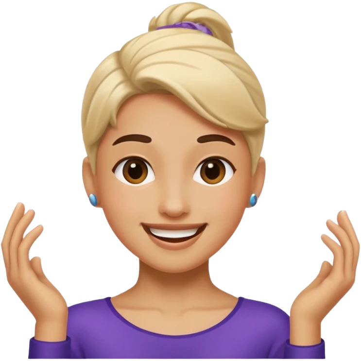 dance face emoji