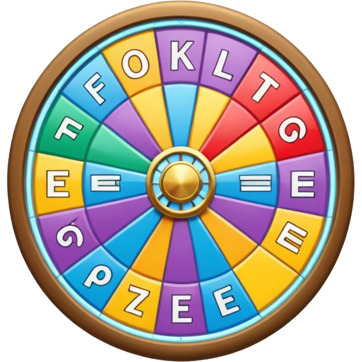   wheel of fortune game board emoji