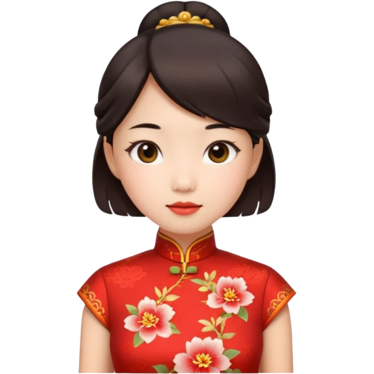 cheongsam girl emoji