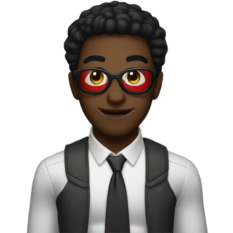 Black Spiderman emoji