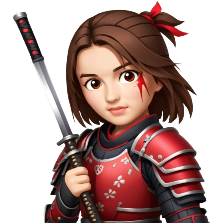 Battle-Ready Samurai emoji