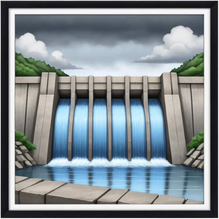 water dam emoji