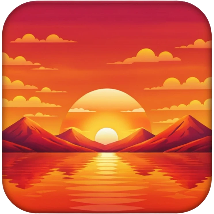 sunset emoji