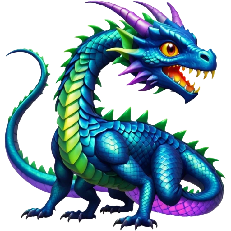 Alien dragon emoji