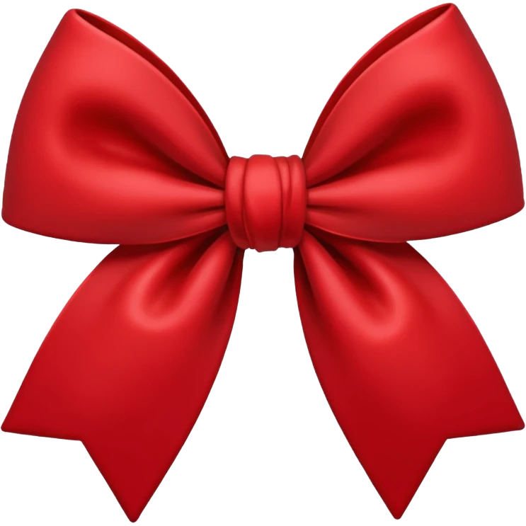 Christmas bows emoji