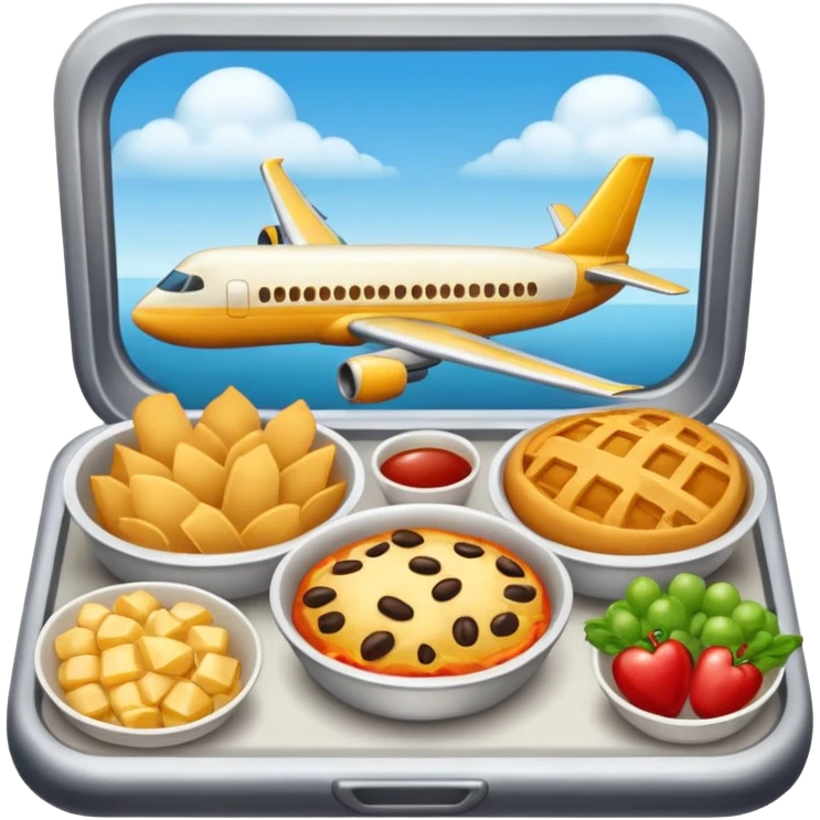 plane food emoji