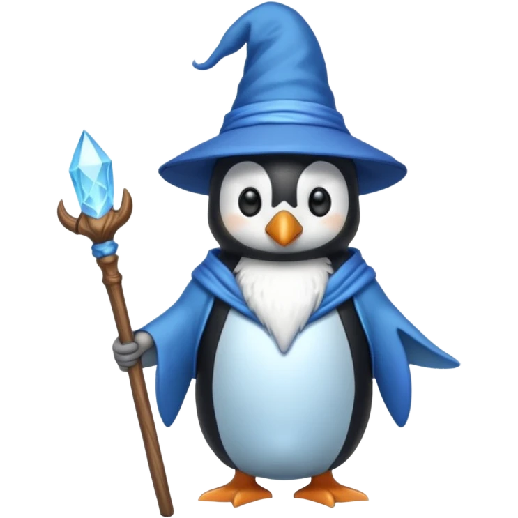 Penguin Wizard emoji