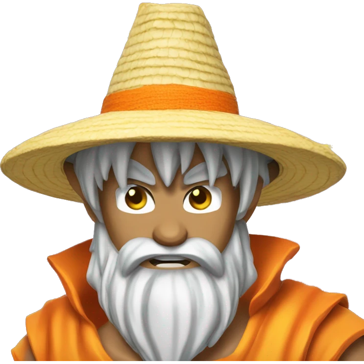 goku con sombrero emoji