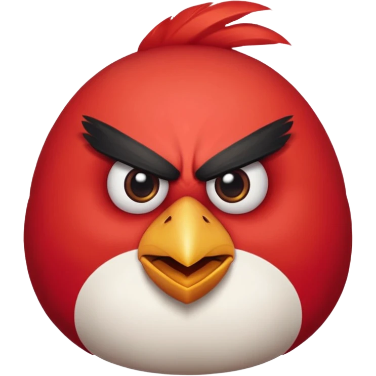 Angry bird emoji