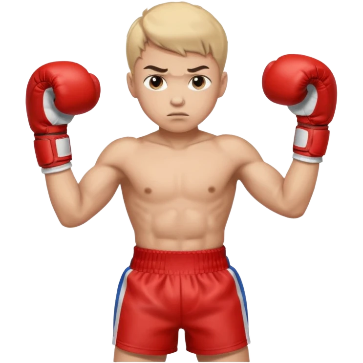 young boy professional boxer emoji