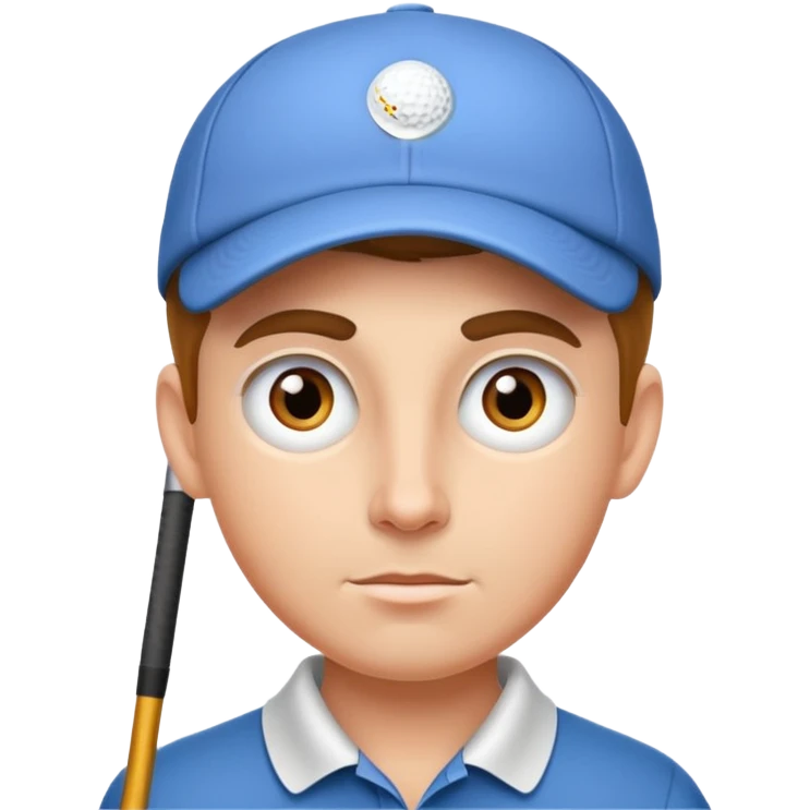 골프선수 얼굴 한 명 emoji