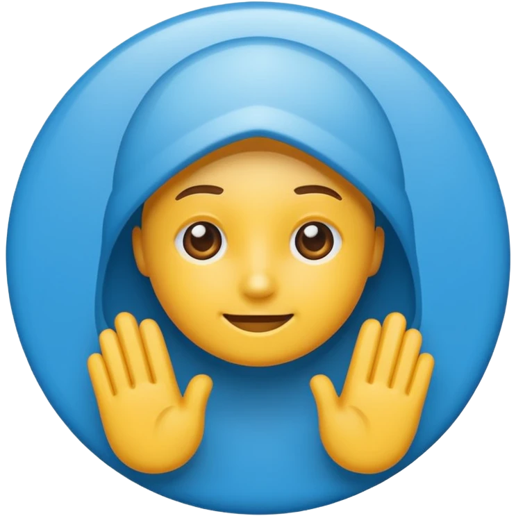 Create a welcome icon emoji