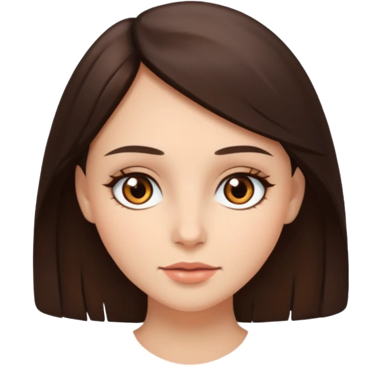Кареглазая шатенка  emoji
