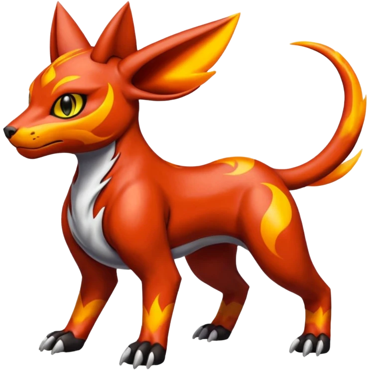 Houndoom-Torracat-Genesect-Pokémon-Fakémon-hybrid-creature emoji
