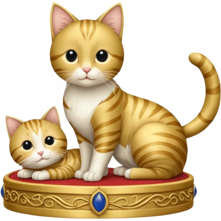 Бенгальская кошка на шкафу emoji